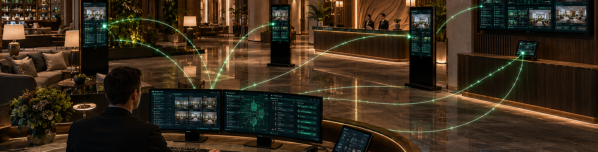 Centralized management of a Digital Signage network