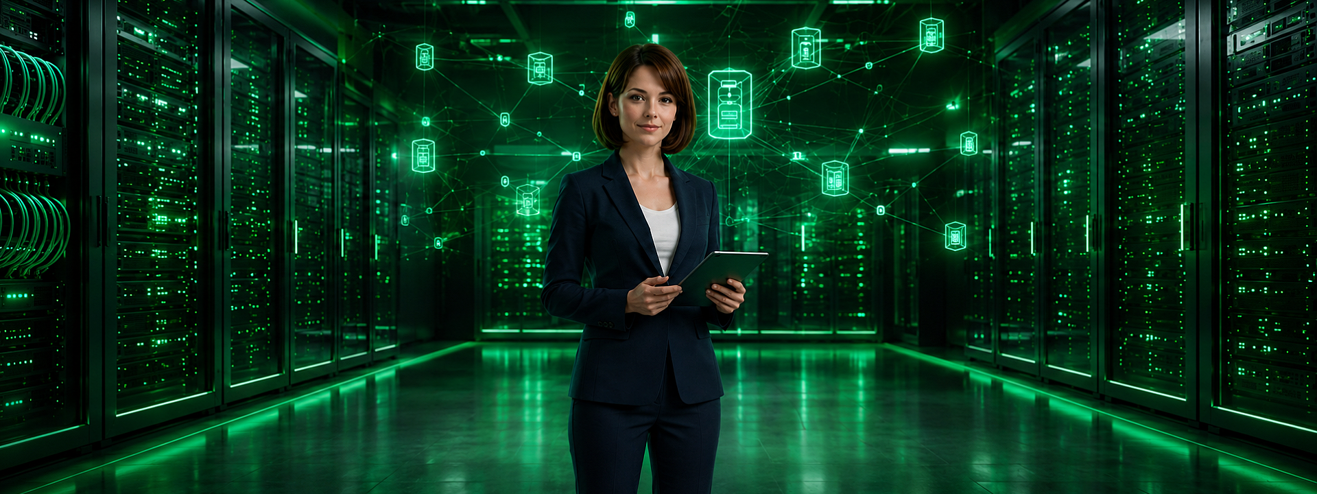 Network infrastructure specialist in a data center