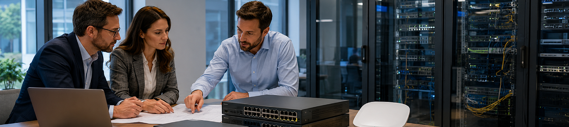 Enterprise network planning and equipment selection
