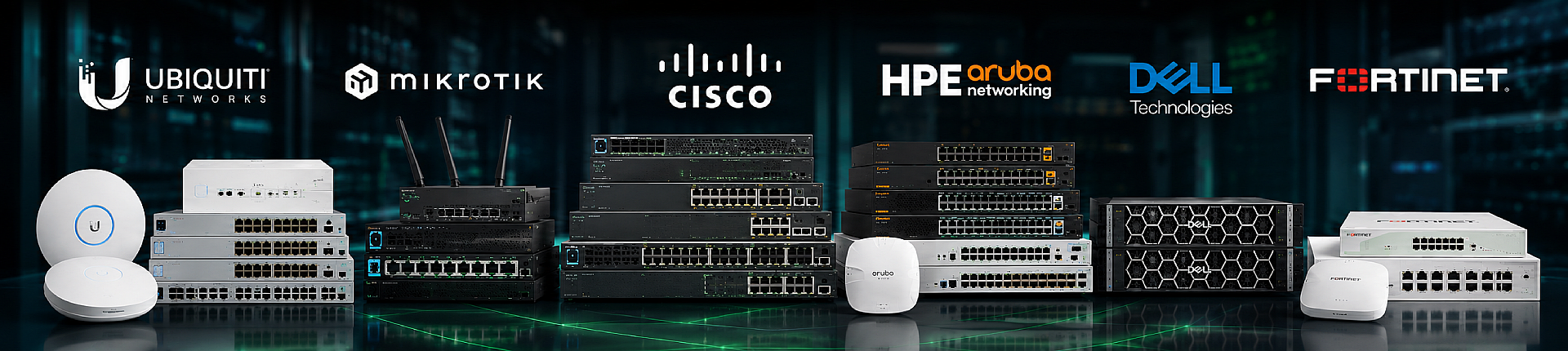 Professional network equipment from leading brands